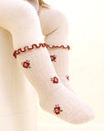 5-Pack Daisy Frill Baby Socks | Floral Cotton Ribbed Set