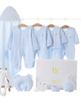 Baby gift set with whale theme and baby clothes set