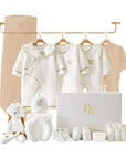 Elephant-themed newborn baby clothes gift set