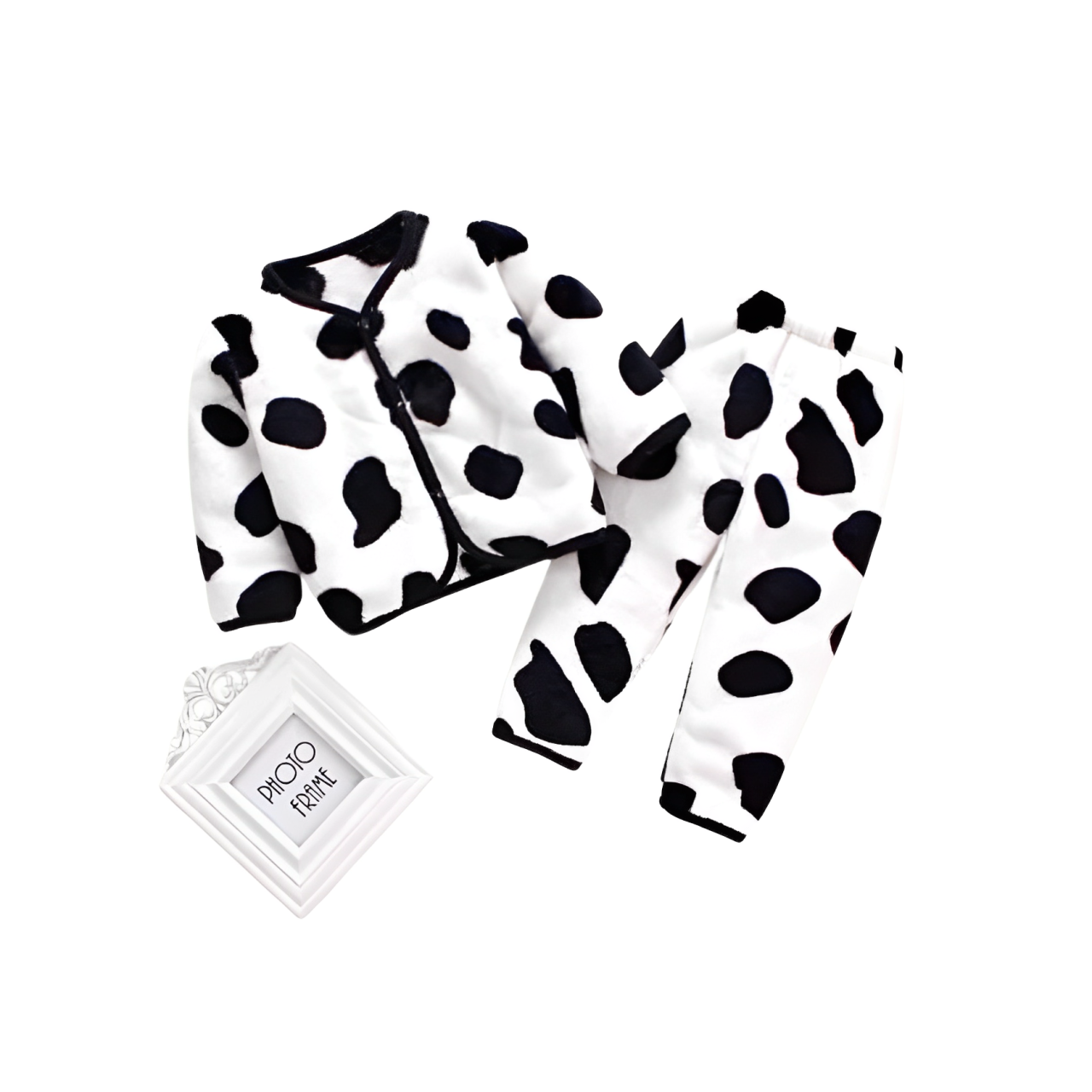 Premium Baby Fleece-Milk Cow