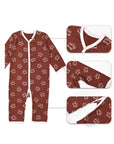 Crown Baby Stripe Ribbed Jumpsuit