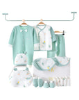 Baby gift set with dolphin theme for newborn boys or girls