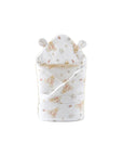 Lightweight cotton baby swaddle wrap for spring newborn care