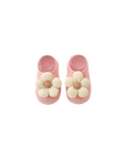 Knitted Flower Anti-Slip Baby Socks – Soft Cotton Grip Booties