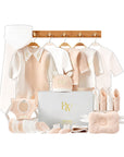Little Angel baby gift set with socks, gloves, and outfits