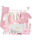 Little Angel baby gift set with socks, gloves, and outfits