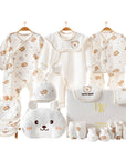 Welcome baby gift set with socks and cotton clothing