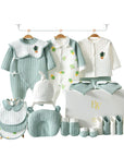 Cactus baby gift set with cotton clothing and gloves
