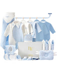 Little Angel baby gift set with socks, gloves, and outfits