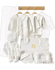 Newborn gift set with baby clothes and socks