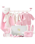 Little Angel baby gift set with socks, gloves, and outfits
