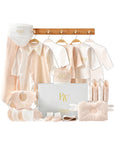 Little Angel baby gift set with socks, gloves, and outfits