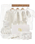 Newborn gift set with baby clothes and socks