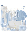 Little Angel baby gift set with socks, gloves, and outfits