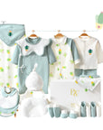 Cactus baby gift set with cotton clothing and gloves
