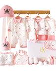 Angel Crown baby gift set with baby clothes and shower items