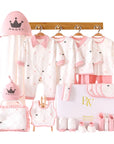 Angel Crown baby gift set with baby clothes and shower items