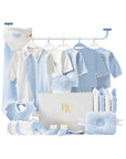 Little Angel baby gift set with socks, gloves, and outfits