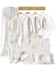 Newborn gift set with baby clothes and socks