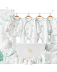 Little Tree baby gift set with clothes and newborn items