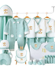 Newborn baby shower gift set with playful tiger design and cozy everyday essentials