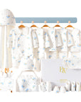 Moon-themed baby gift set with cotton baby clothes