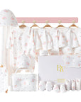 Moon-themed baby gift set with cotton baby clothes