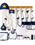 Angel Crown baby gift set with baby clothes and shower items