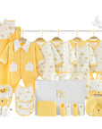 Bear & Fish Bone baby gift set with clothes and wrap