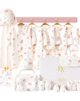 Moon-themed baby gift set with cotton baby clothes