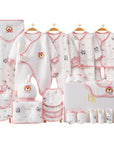 baby shower gift set with newborn clothes and bear design