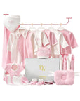 Little Angel baby gift set with socks, gloves, and outfits