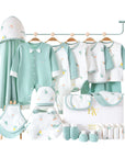 Baby gift set with dolphin theme for newborn boys or girls