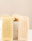 Cable Knit Winter Long Baby Socks – Warm Cotton Knee-High Socks
