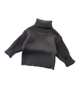 Infant knitted baby sweater in soft cotton, unisex fit