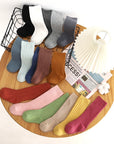 Ribbed Long Cotton Baby Socks – Multi-Colour – Baby & Toddler