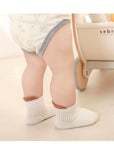 3-Pack Anti-Slip Ribbed Baby Socks – Cotton Grip Socks for Baby & Toddler