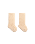 Cable Knit Winter Long Baby Socks – Warm Cotton Knee-High Socks