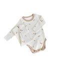 Soft baby romper and pants outfit set for newborn comfort