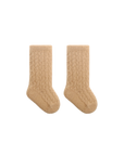 Cable Knit Winter Long Baby Socks – Warm Cotton Knee-High Socks