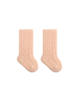 Cable Knit Winter Long Baby Socks – Warm Cotton Knee-High Socks