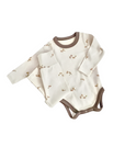 Soft baby romper and pants outfit set for newborn comfort