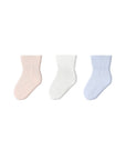 pure cotton baby crew socks 3 pairs infant cotton socks