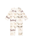Butterfly Baby Stripe Ribbed Jumpsuit