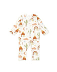 Little Cactus Baby Stripe Ribbed Jumpsuit