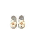 Knitted Flower Anti-Slip Baby Socks – Soft Cotton Grip Booties