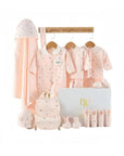 Sweet Slumber baby gift set with newborn clothes and towel