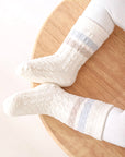 Striped Cable Knit Baby Socks – Various Colours