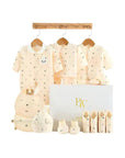 Sweet Slumber baby gift set with newborn clothes and towel