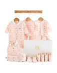 Sweet Slumber baby gift set with newborn clothes and towel